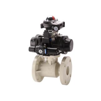 বায়ুসংক্রান্ত Flanged বল ভালভ